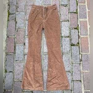 Hollister corduroy flare pants